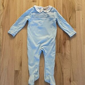 John Lewis smocked footie 9-12 mo